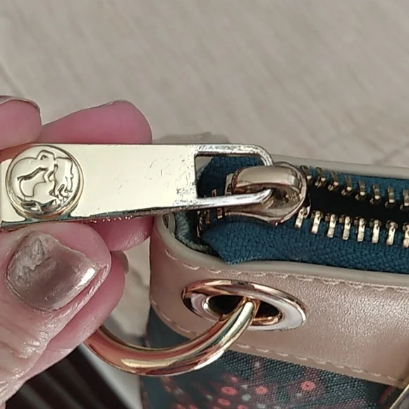 Spartina 449 Blue and Tan Crossbody Bag - Picture 7 of 16